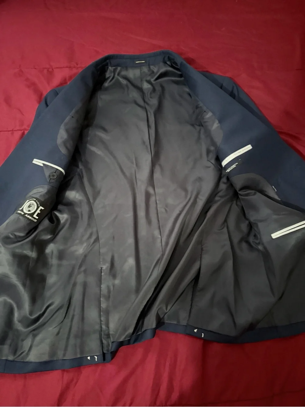 Joseph Abboud Navy Two-Button Sport Coat